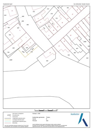 Floorplan - Oudelandsestraat 43, 4691 BJ Tholen